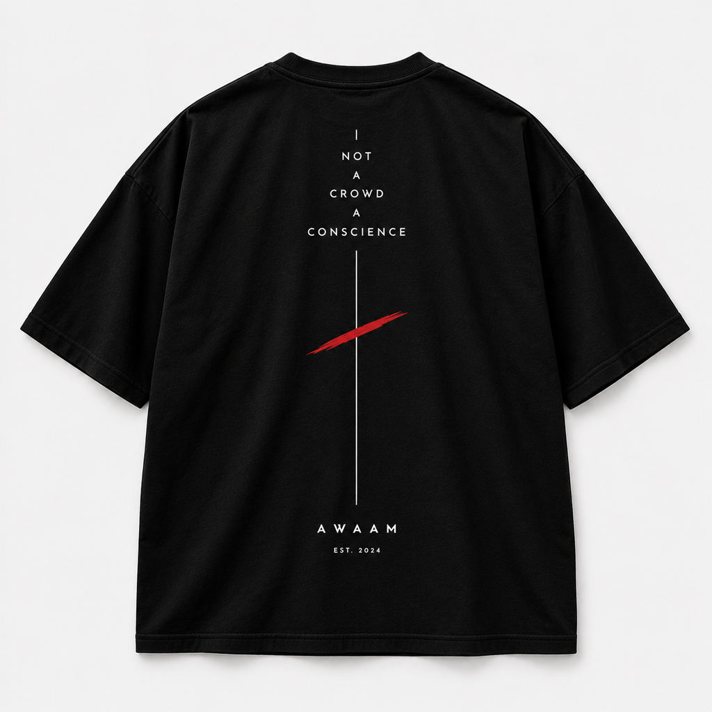 AWAAM “Not A Crowd” Oversized T-Shirt