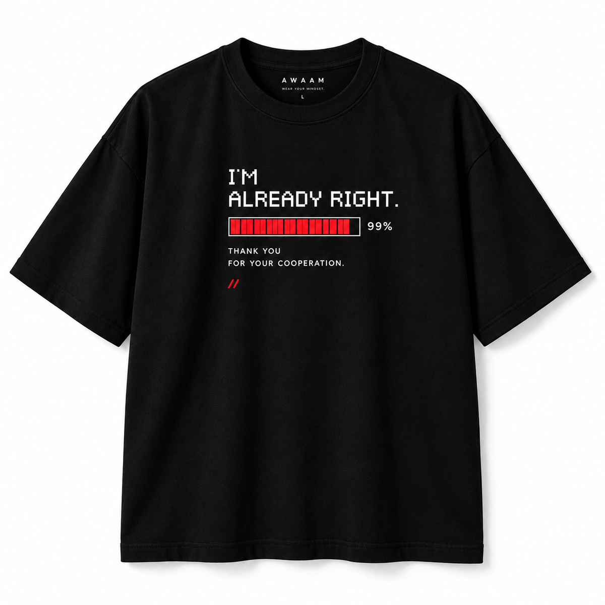AWAAM — Argument Mode Couple T-Shirt Set