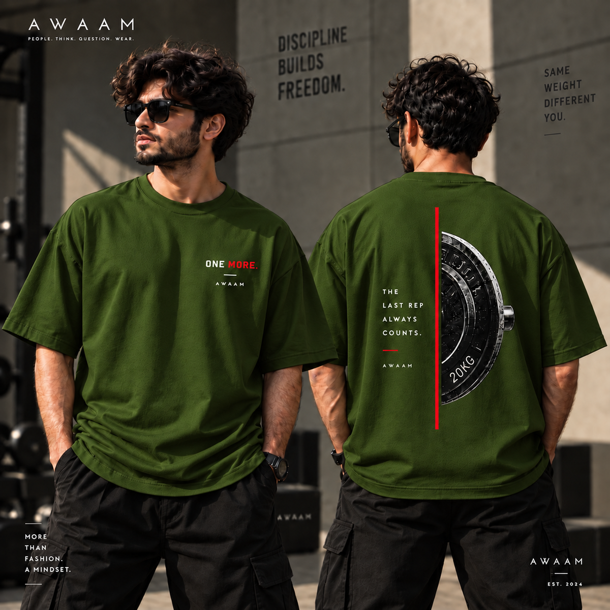 AWAAM — One More. Oversized T-Shirt