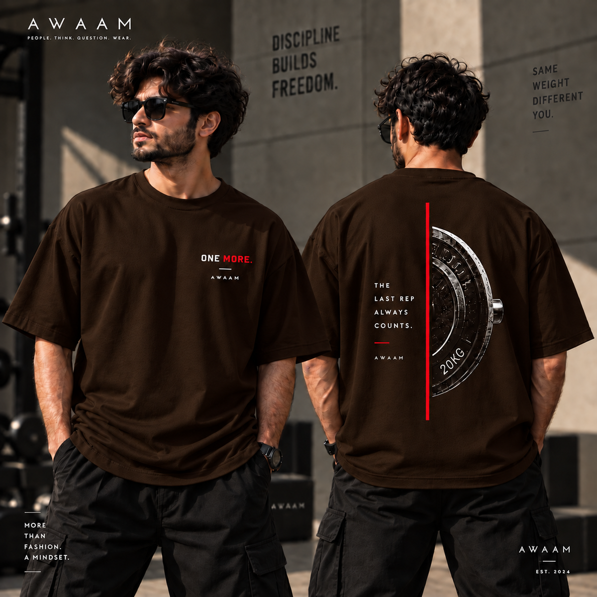 AWAAM — One More. Oversized T-Shirt