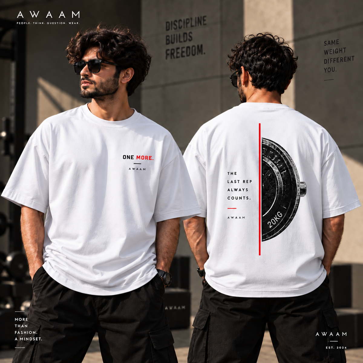 AWAAM — One More. Oversized T-Shirt