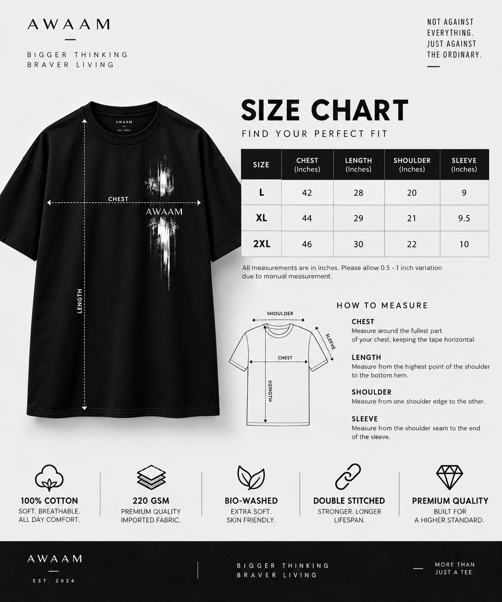 AWAAM Oversized T-Shirt