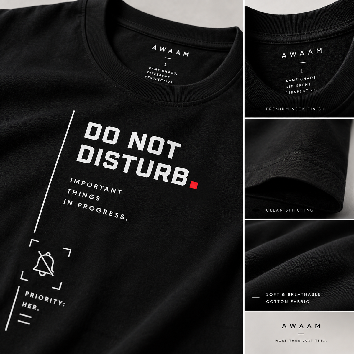 Do Not Disturb — Couple T-Shirt Set