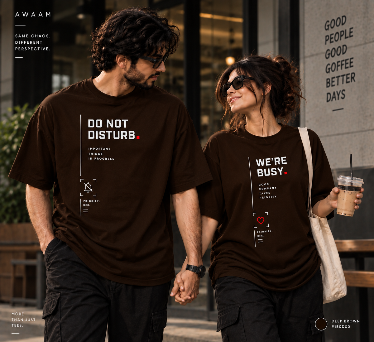 Do Not Disturb — Couple T-Shirt Set