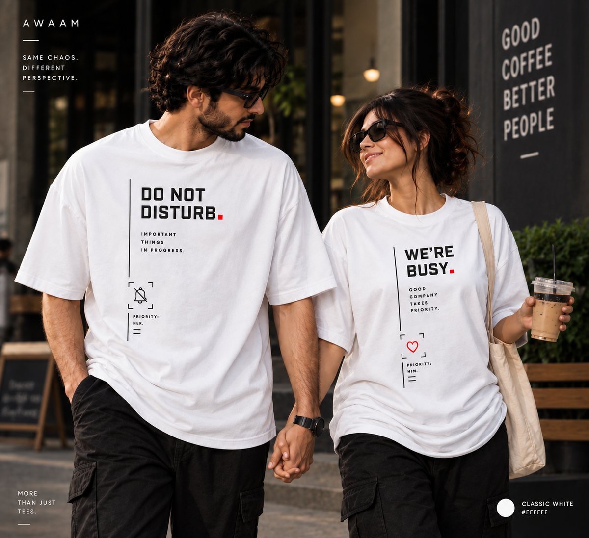 Do Not Disturb — Couple T-Shirt Set
